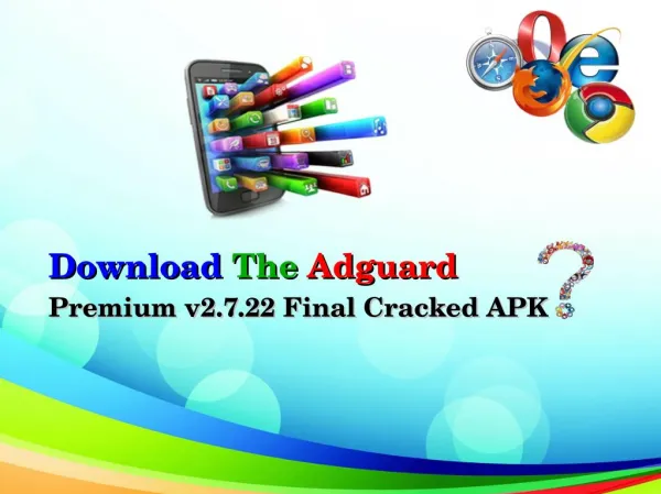 Download The Adguard Premium v2.7.22 Final Cracked APK?