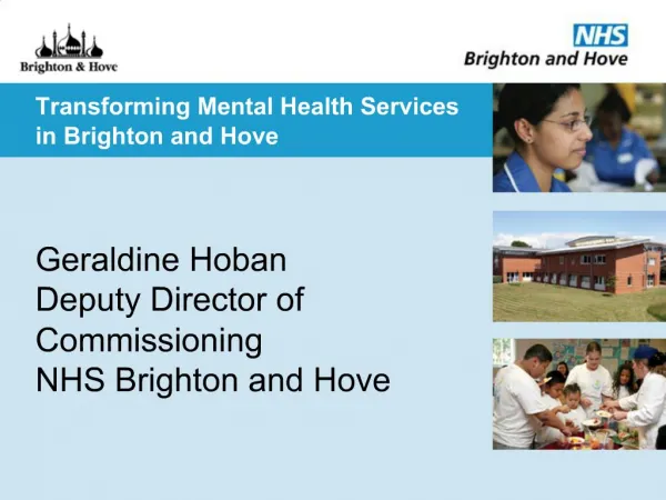 Transforming Mental Health Services in Brighton and Hove