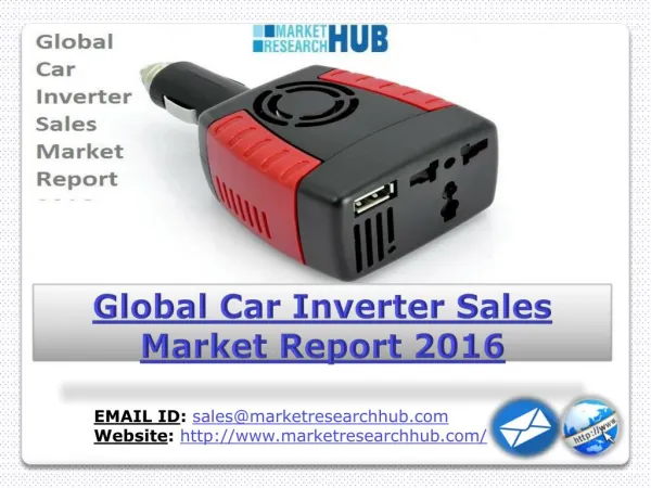 Global Car Inverter Sales Market Report 2016