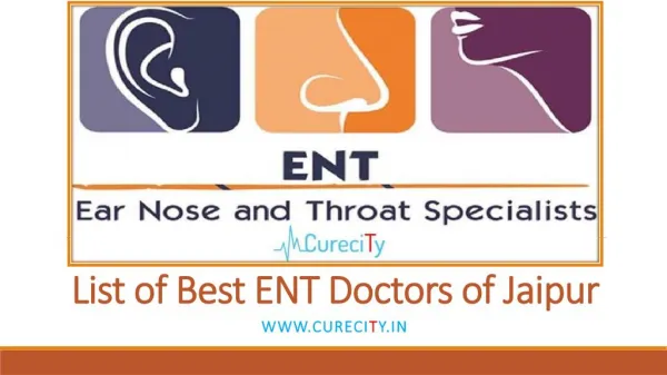 Top most ENT Doctors of Jaipur - Curecity