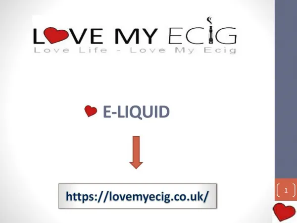 E-juices Vapour Liquid UK - LoveMyECIG