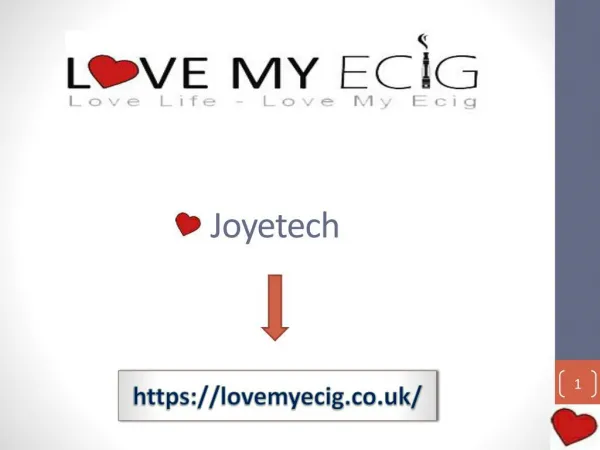 Joyetech E Cigarette Starter Kit UK