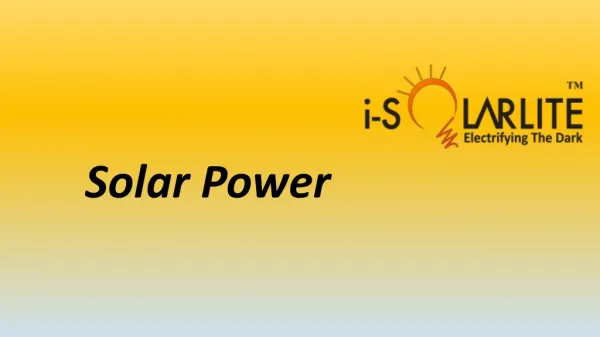solar emergency light-isolarlite