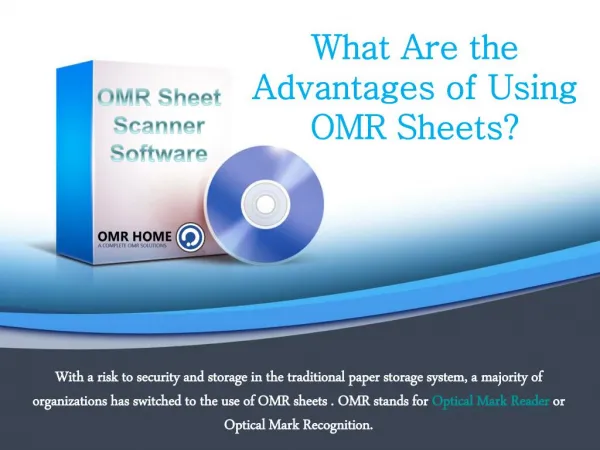 What Are the Advantages of Using OMR Sheets?