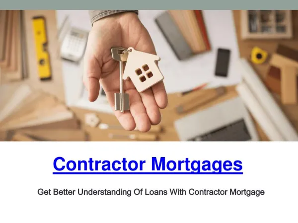 contractor mortgage broker