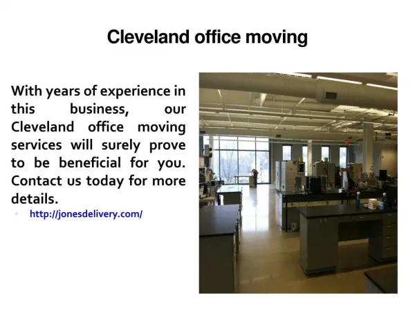 Cleveland office moving