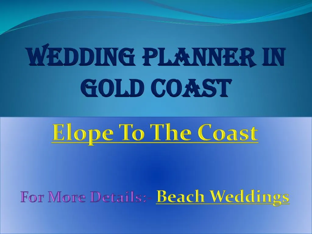 elope to the coast for more details beach weddings