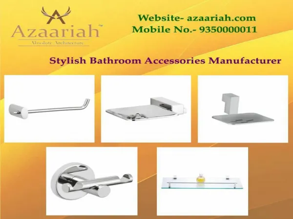 Stylish Bathroom Accessories Manufacturer Noida