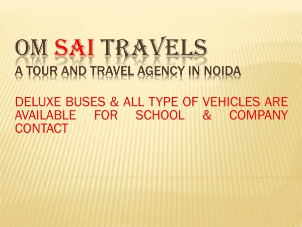 Best Tour and Travels Company in India