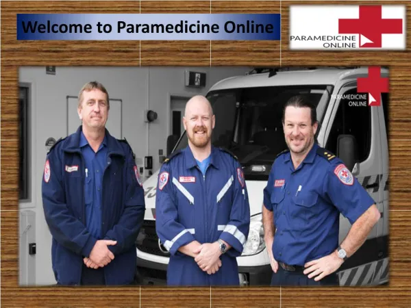 Welcome to Paramedicine Online