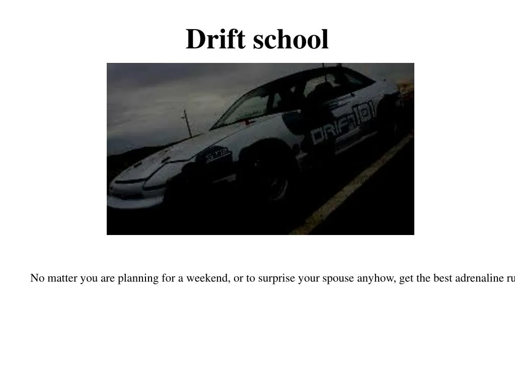 drift school