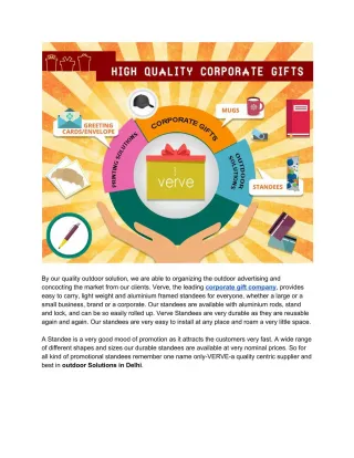 High Quality Corporate Gifts | Outdoor Solutions India - slide 1