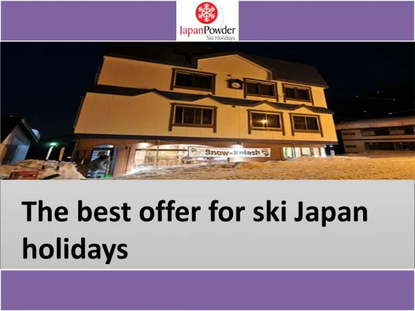 Find famous Japan Resorts