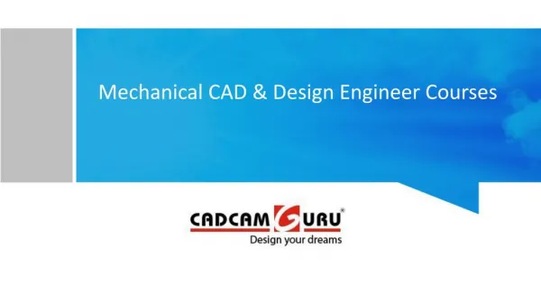 CAD Training Courses in Pune