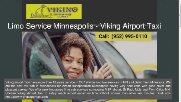 Minneapolis MSP Airport Taxi | Limousine Service in MN and Saint Paul - Viking Airport Taxi