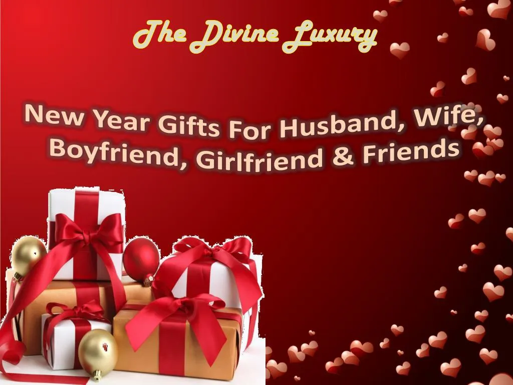 What can I give my girlfriend for New Year?