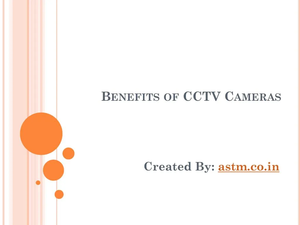 benefits of cctv cameras