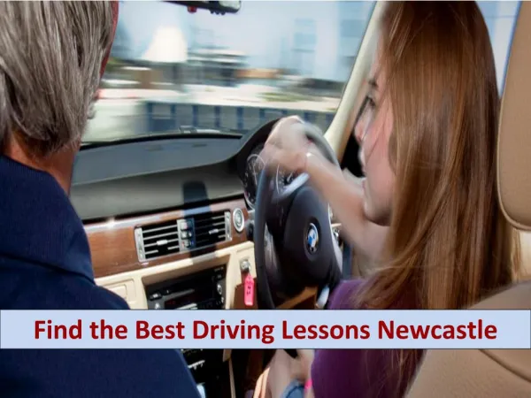 Find the best driving lessons Newcastle