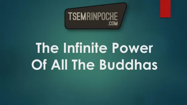 The Infinite Power Of All The Buddhas