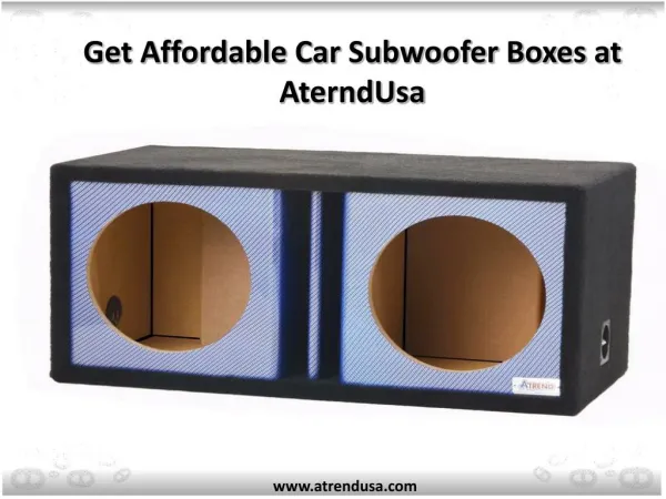 Car Speaker Boxes For Sale