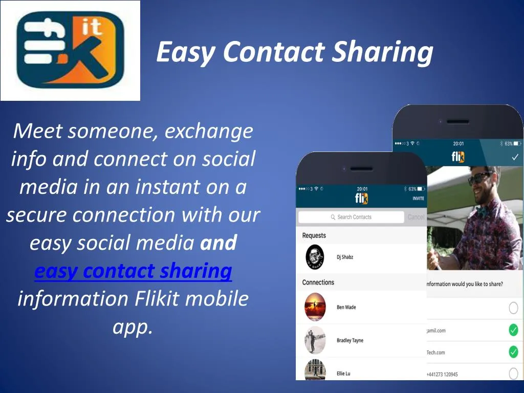 easy contact sharing