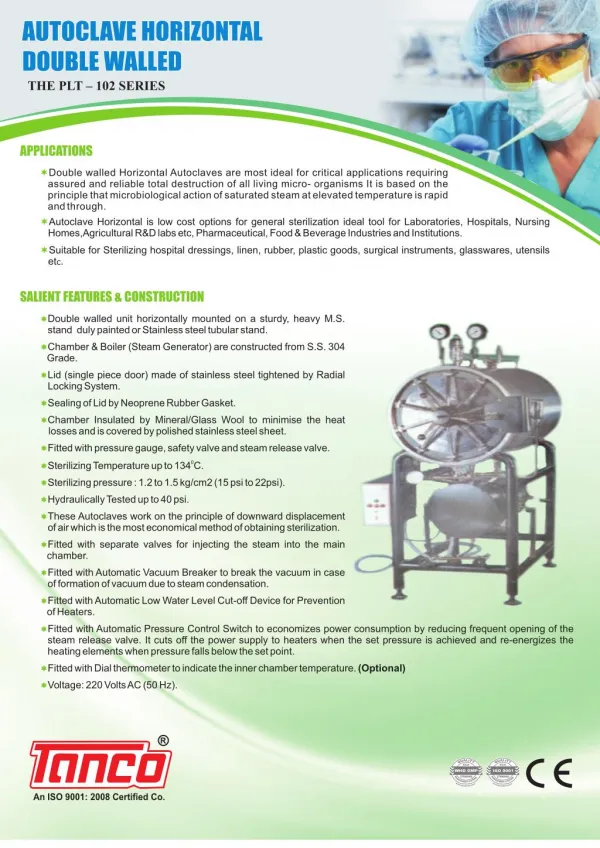 Horizontal Autoclave - By Tanco Autoclave - Manufacturer - Supplier - India