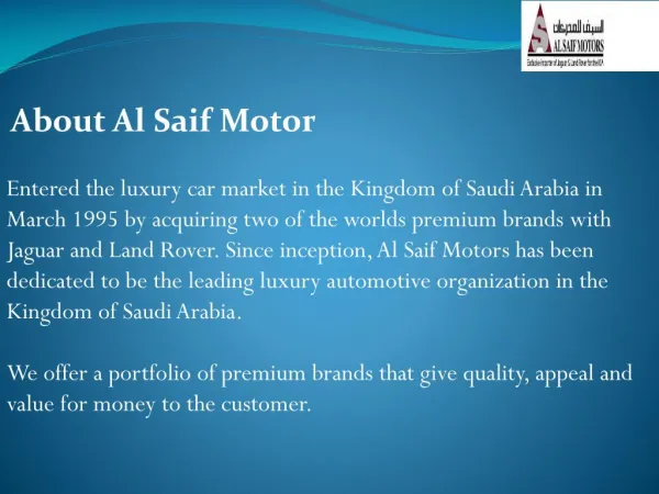 Al Saif Motors Reviews