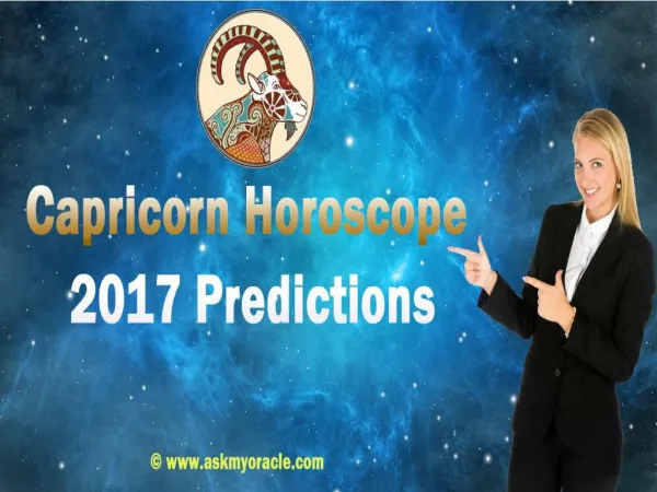 Capricorn Career Horoscope 2017 | Capricorn 2017 Astrology Forecast