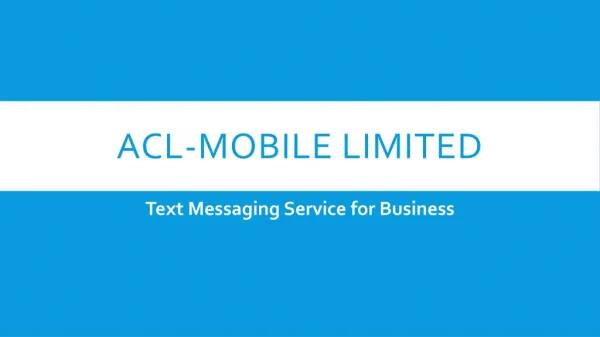 All one needs to know about Text Messaging Service for Business