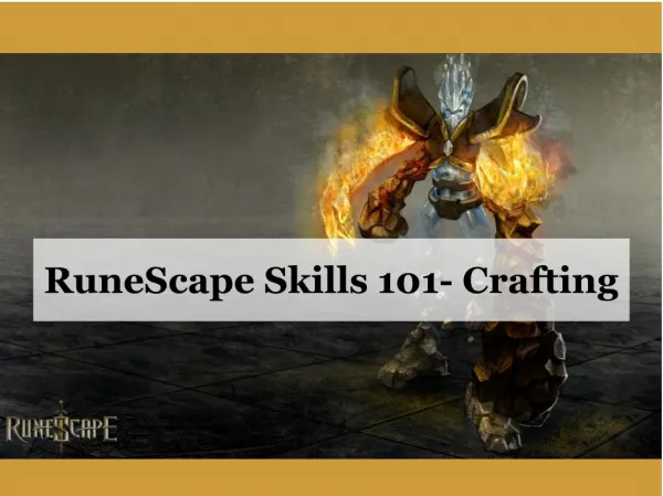 RuneScape Skills - Crafting