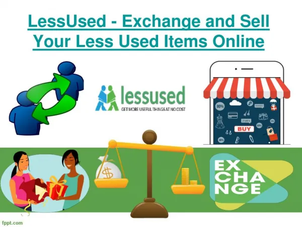 Lessused.com - Sale and Exchange of Used Household Items