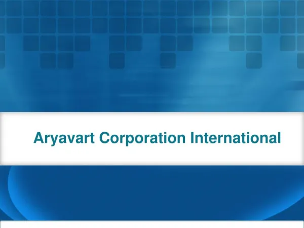 Aryavart Corporation International - Role of Naval Architect
