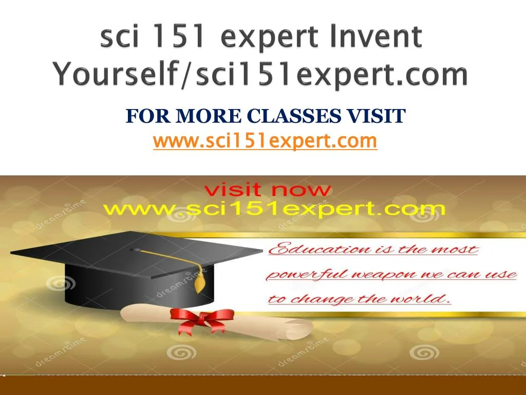 sci 151 expert invent yourself sci151expert com