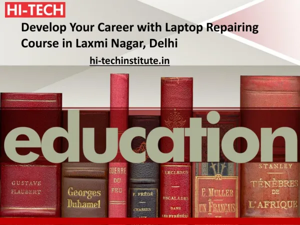 Develop Your Career with Laptop Repairing Course in Laxmi Nagar, Delhi