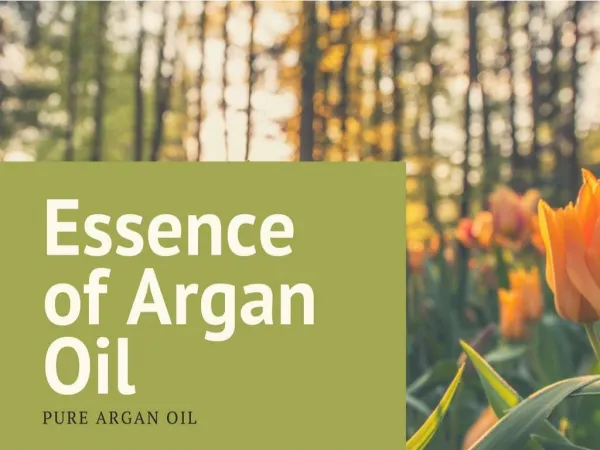 The Power Behind Essence of Argan