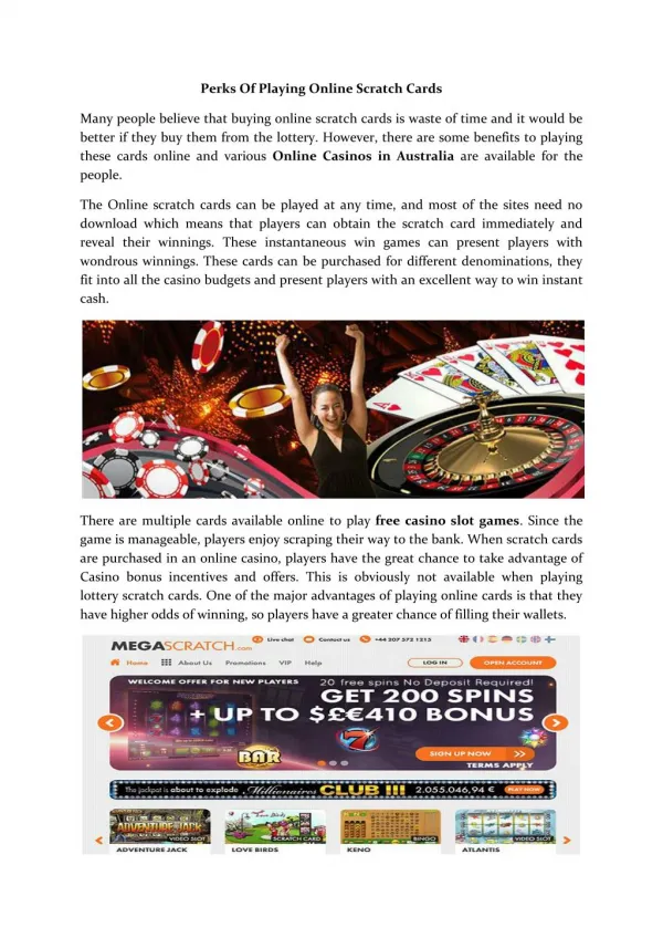 Online Casinos in Australia