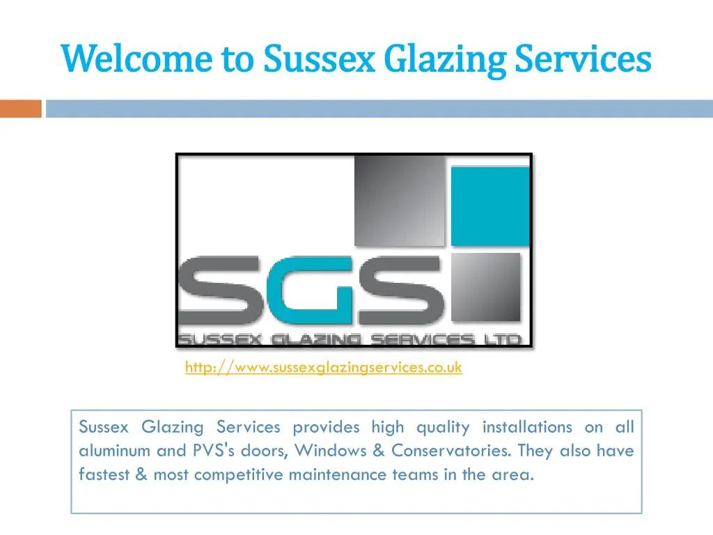 welcome to sussex glazing services