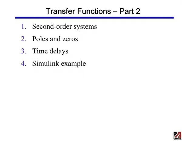 Transfer Functions Part 2