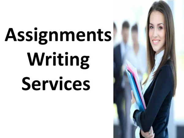 Assignments Writing Services
