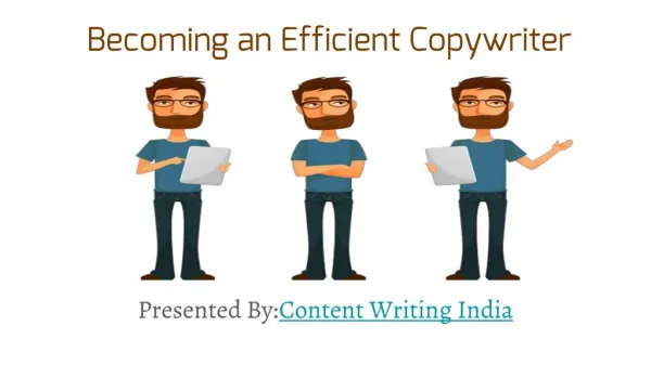 Becoming an efficient copywriter