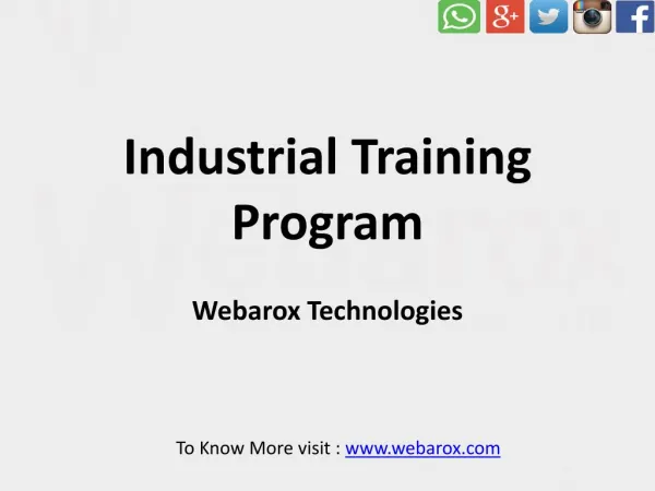 Industrial Training in Chandigarh