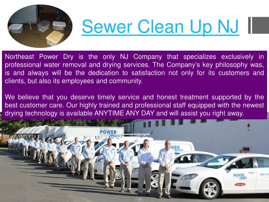 sewer clean up nj