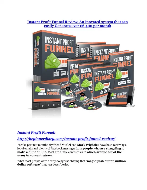 Instant Profit Funnel Review demo - $22,700 bonus