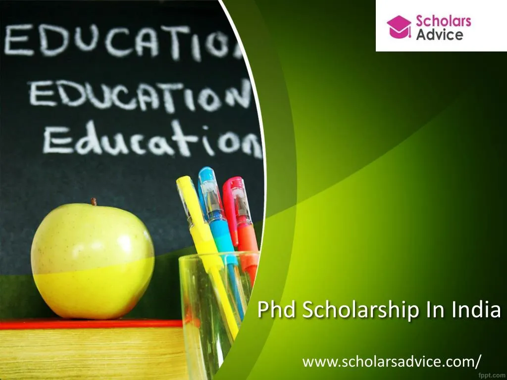 phd scholarship by government of india
