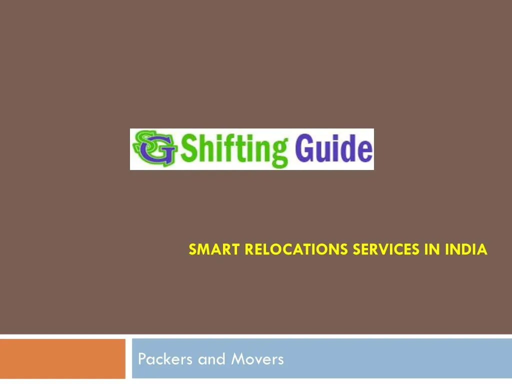 smart relocations services in india