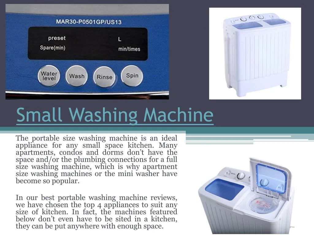 small washing machine