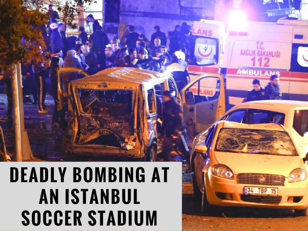 dangerous shelling at an istanbul soccer stadium