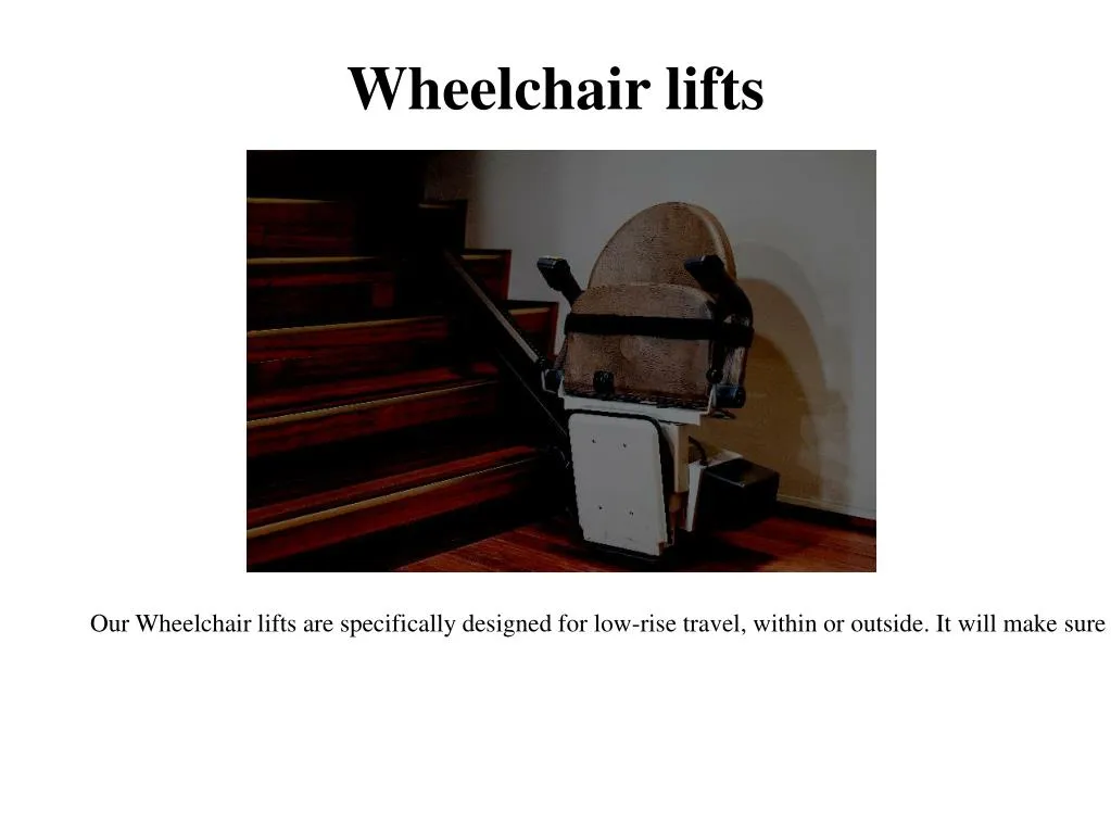 wheelchair lifts