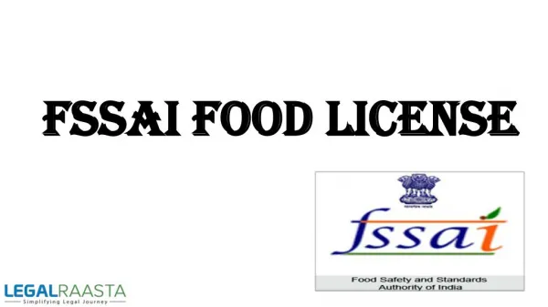 FSSAI License| Food License Online consultant | LegalRaasta