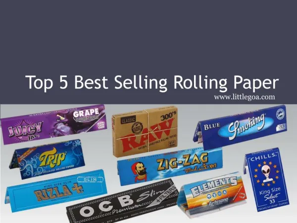 Top 5 Best Selling Rolling Paper